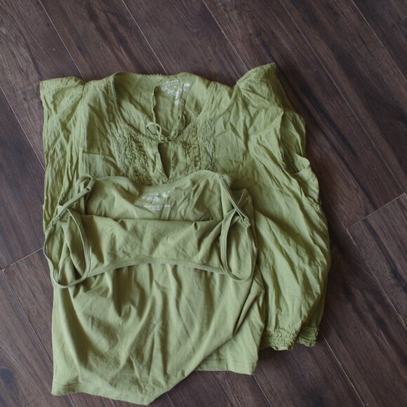 Green Ladies 100% Cotton By Sonoma - Picture 6 of 6